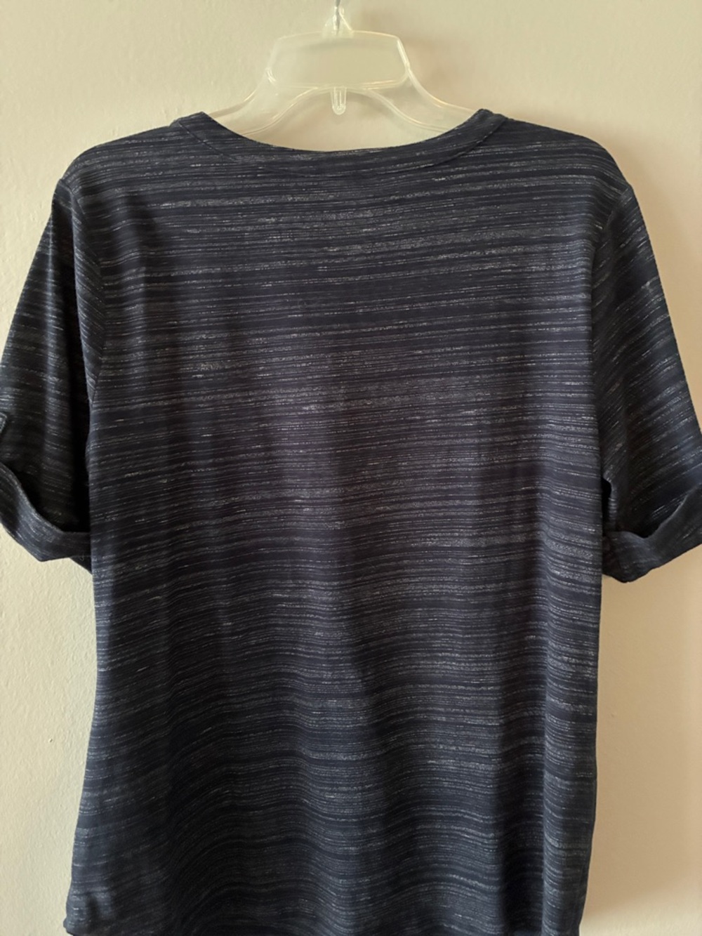 croft & barrow Utility Henley Top Navy Blue SZ L - Picture 4 of 5
